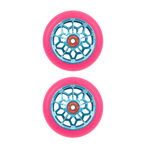 Core Hex Hollow Scooter Wheel | Pink/Teal