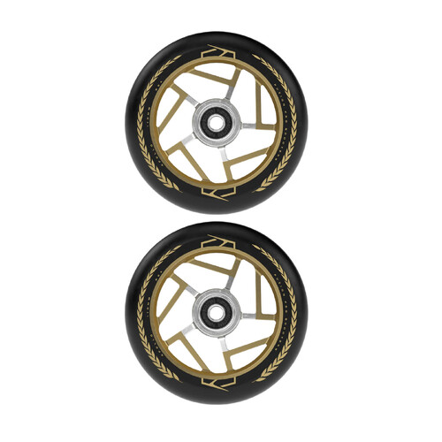 Fuzion Apollo Wheels 110mm | Black/Gold