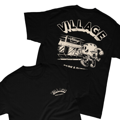 Village Frother 2 Tee | Black