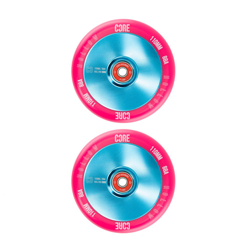 Core Hollowcore V2 Wheels 110mm | Pink/Teal