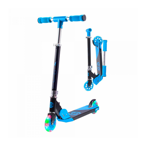 Core Foldy Kids Scooter | Blue with LED Wheels
