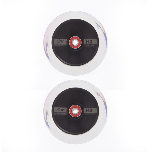 Grit H20 Wheels 110mm | Clear/Black