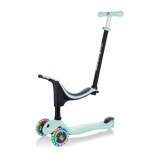 Globber Go Up Sporty Lights Convertible Scooter | Mint