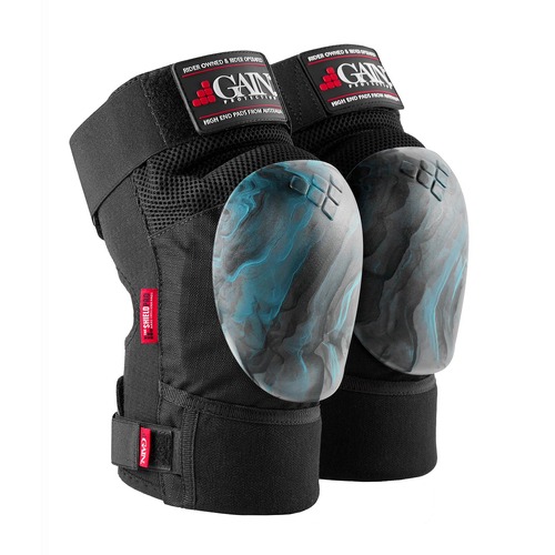 Gain Protection The SHIELD PRO Knee Pads | Teal Swirl
