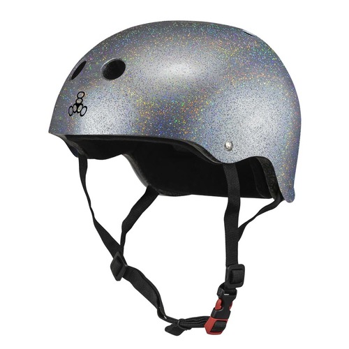 Triple 8 The Certified Helmet SS | Silver Glitter
