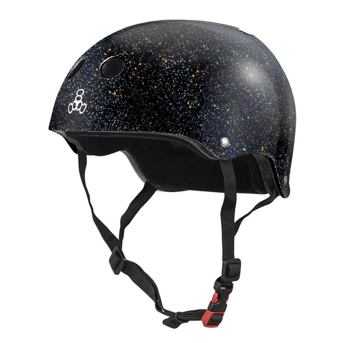 Triple 8 The Certified Helmet SS | Black Glitter