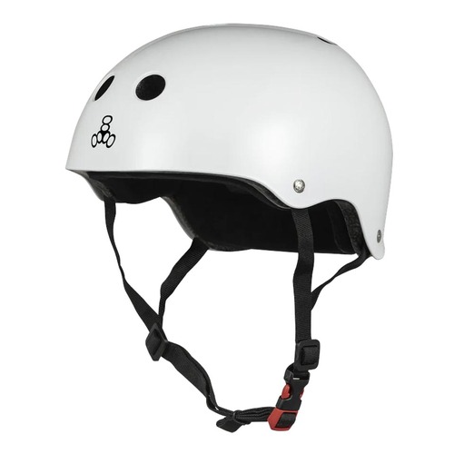 Triple 8 The Certified Helmet SS | White Glossy