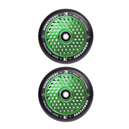 Root Industries HoneyCore Wheels 110mm | Black/Green