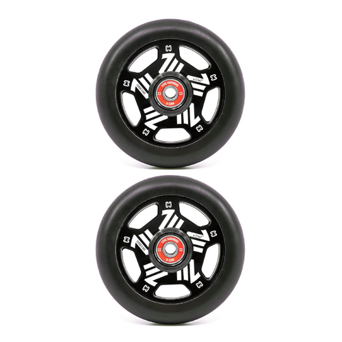 Core Vent Hollowcore 110mm Wheels | Black