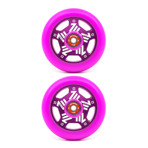 Core Vent Hollowcore 110mm Wheels | Purple
