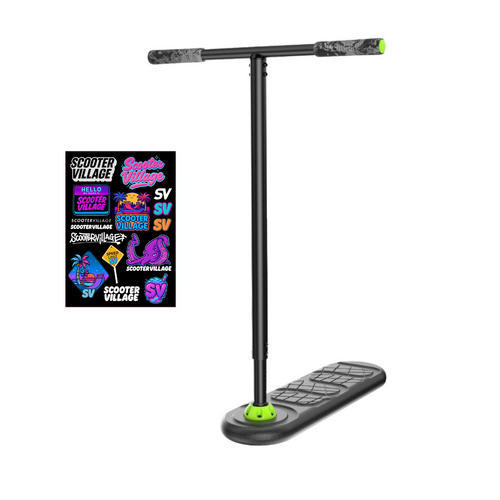 Indo Fusion Trampoline Trick Scooter | Black/Green