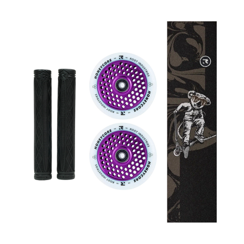 Root Industries Honeycore Wheel Pack | White/Purple