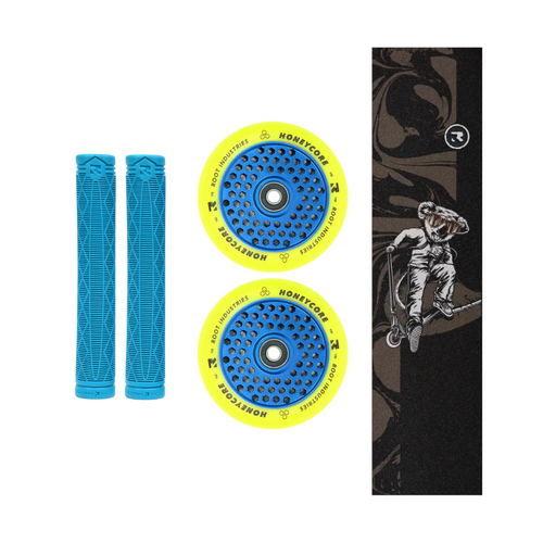 Root Industries Honeycore Wheel Pack | Yellow/Blue