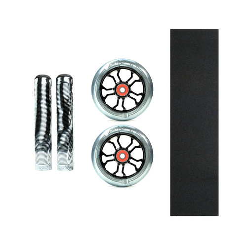 Grit 110mm Wheel Pack | Clear/Black