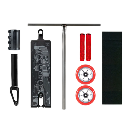 Drone x Ethic Saundezy Custom Scooter | Red/Raw