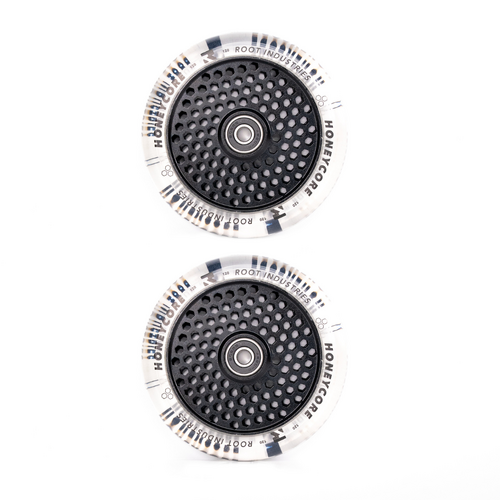 Root Industries Honeycore Wheels 120mm | Clear/Black