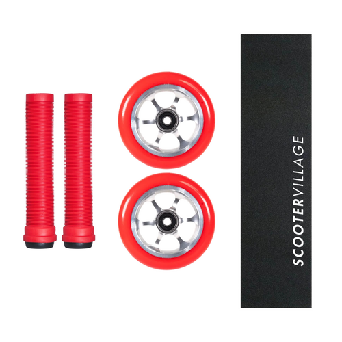 Mantra Orbit Wheel Pack | Red/Chrome