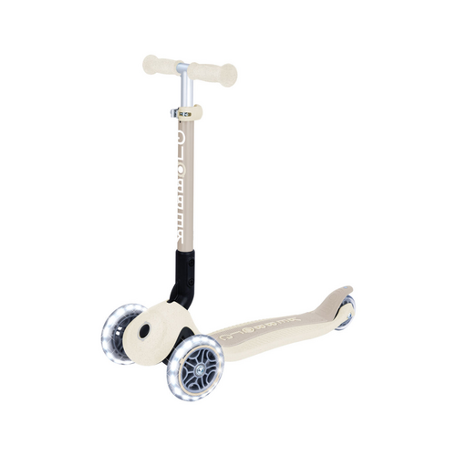 Globber ECOLOGIC JUNIOR Foldable Scooter Lights | Coconut