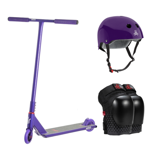 Aztek Architect Scooter + Helmet Pack | Viola