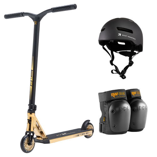 Root Industries Type R GT Scooter + Helmet Pack | Gold