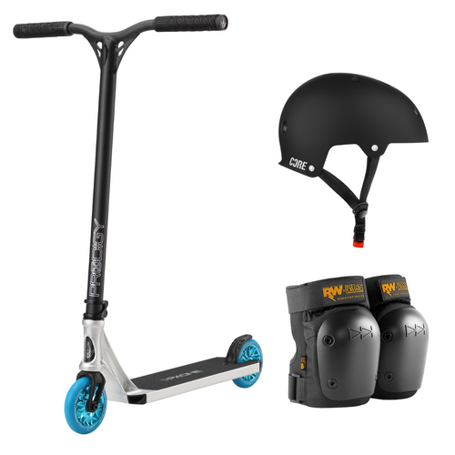 Envy Prodigy X-One Scooter + Helmet Pack | Silver
