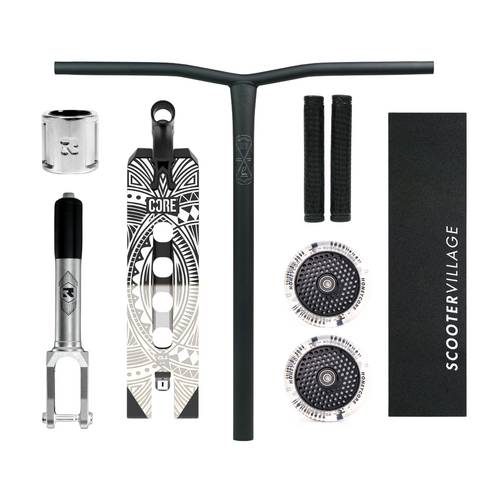 Core x Root Custom Scooter | Black/Chrome