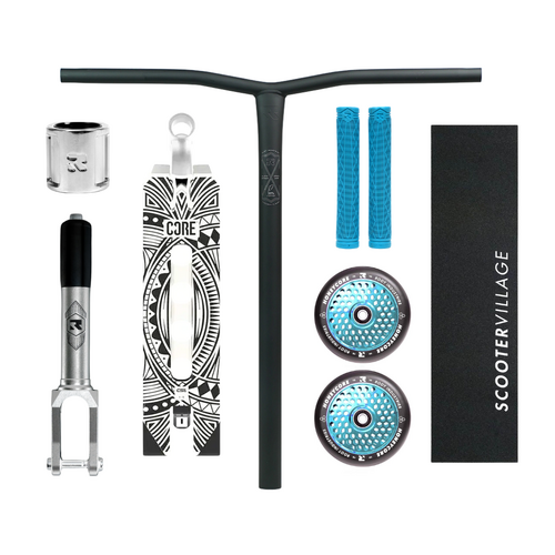 Core x Root Custom Scooter | Sky Blue/Chrome