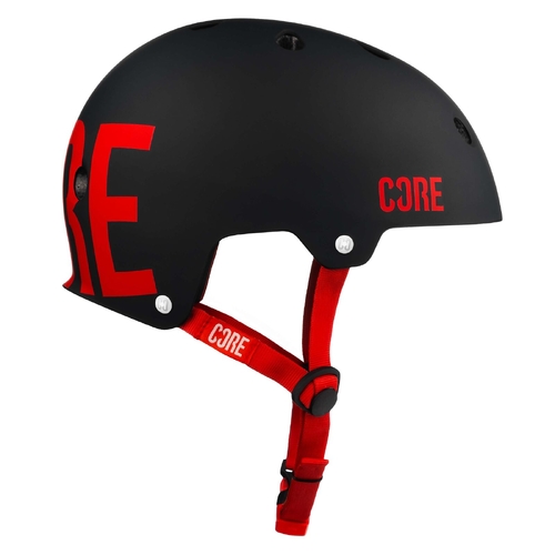 Core Street Helmet | Black/Red