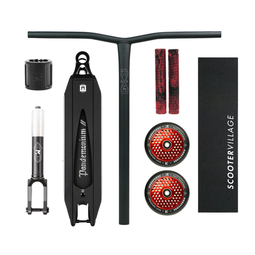 Root x Ethic Pandemonium Custom Scooter | Black/Red