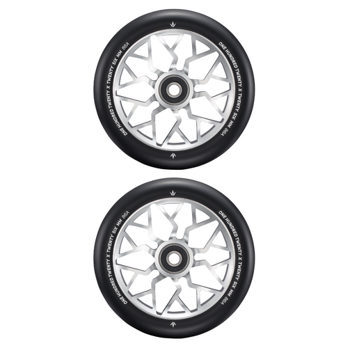 Envy Sector 120mm Wheels | Silver