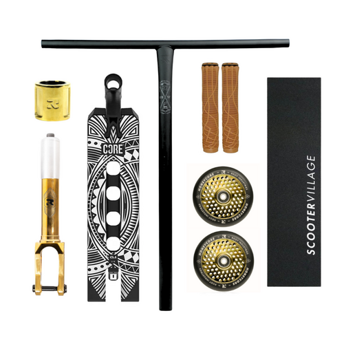 Root x Core Custom Scooter | GoldRush