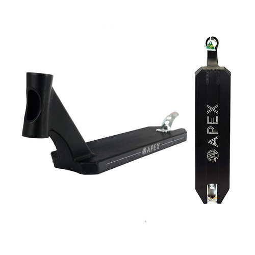 Apex 5" Wide Deck Angled 550mm | Black