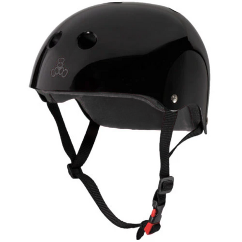 Triple 8 The Certified Helmet SS | Black Gloss/Black Liner