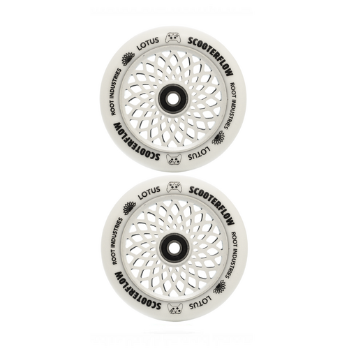 Root Industries X Scooter Flow Lotus Wheels | White/White