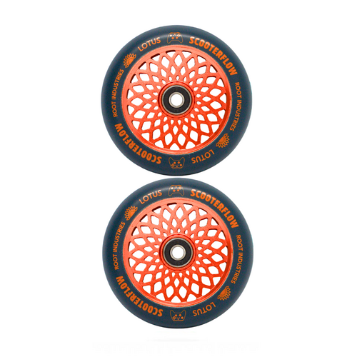 Root Industries X Scooter Flow Lotus Wheels | Blue/Orange