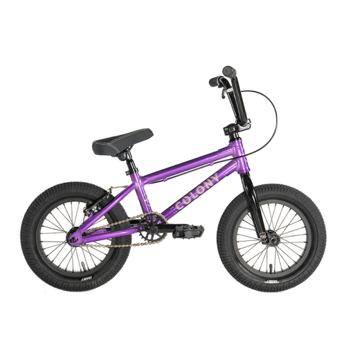 Colony Horizon 14" Micro Freestyle Bike | Clear Purple