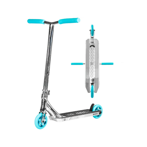 Core SL3 MINI Complete Scooter | Chrome/Teal