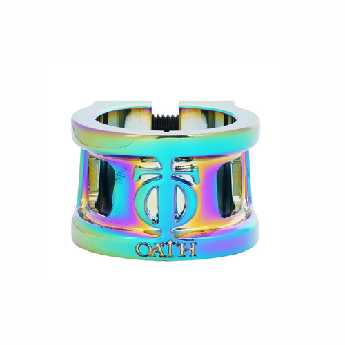 Oath Cage V2 Oversized Double Clamp | NeoChrome