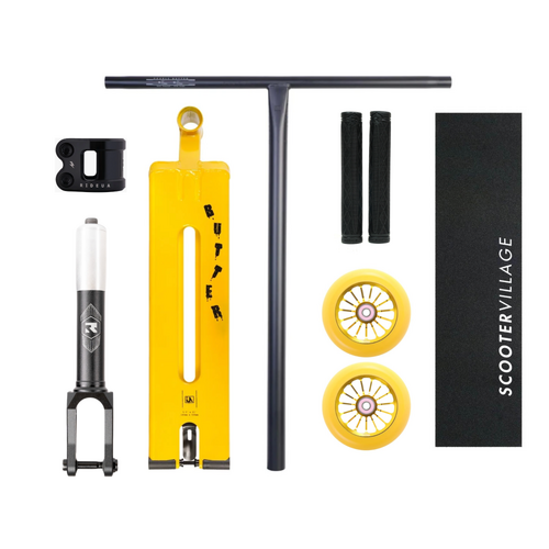 UrbanArtt Butter Custom Scooter | Yellow