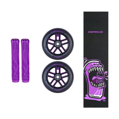 Oath Binary 110mm Wheel Pack | Purple