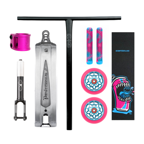 Root x Ethic Pandemonium Boxed Custom Scooter | Pink/Teal/Raw