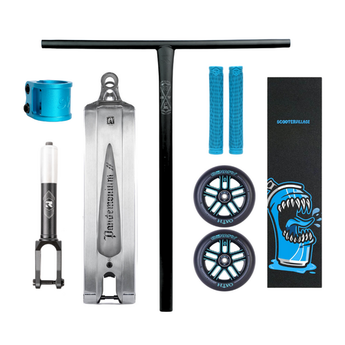 Root x Ethic Pandemonium Boxed Custom Scooter | Black/Sky Blue/Raw