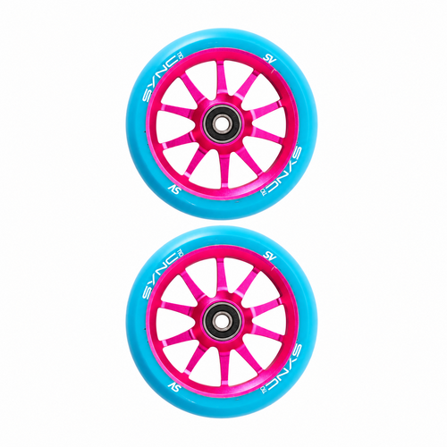 SV Sync Wheels 110mm | Pink/Teal