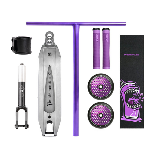 SV x Ethic Pandemonium Custom Scooter | Black/Purple/Raw