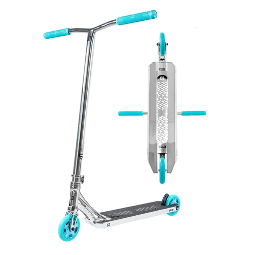 Core SL3 Complete Scooter | Chrome/Teal