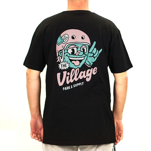 The Village Frother Tee | Black